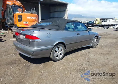 2002 Saab 9-3 Se из США, поврежденный, VIN YS3DF78K727009327